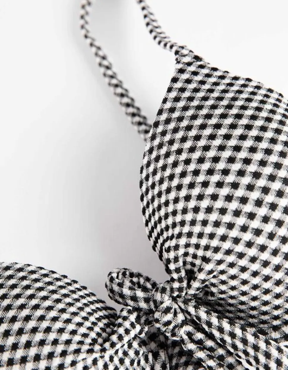 Bikinitop - Geknoopt Detail