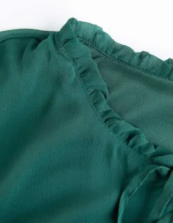 Blousejurk - Ronde Hals Met Knoopjes
