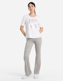 Broek Met Uitlopende Pijpen - Lenzing™ Ecovero™