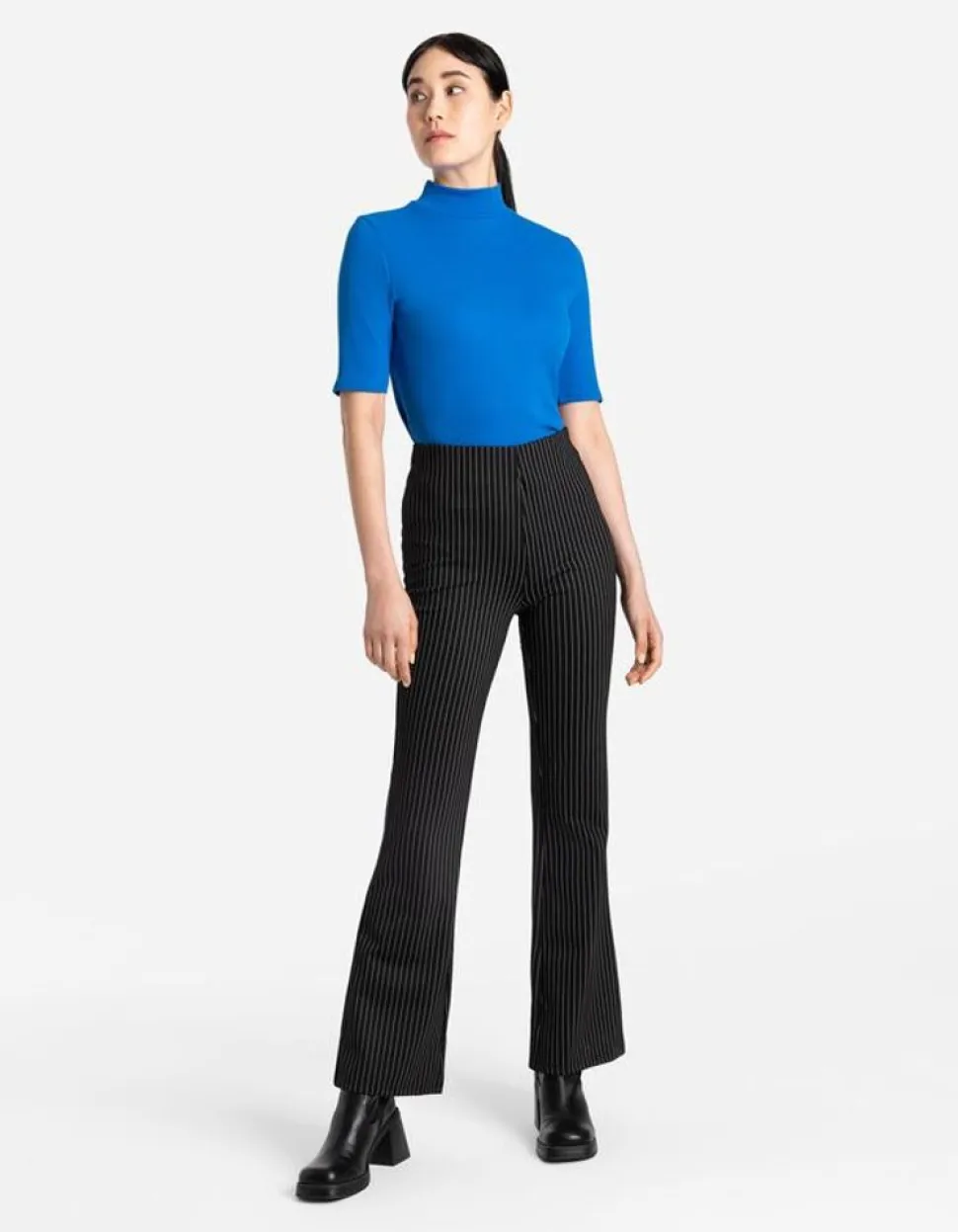 Broek Met Uitlopende Pijpen - Lenzing™ Ecovero™