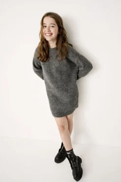 Gebreide Jurk - Oversized Mouwen