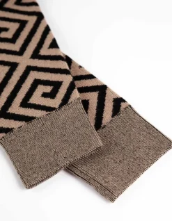 Gebreide Jurk - Print All-Over