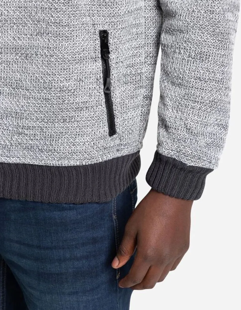 Gebreid Vest - Capuchon