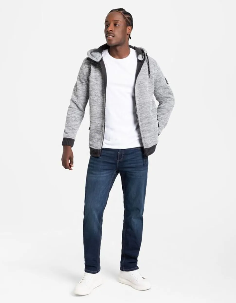 Gebreid Vest - Capuchon