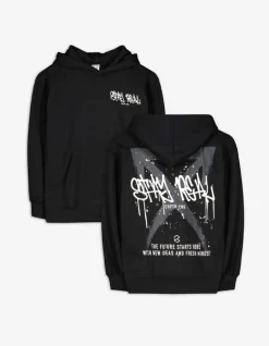 Hoodie - Print Op Rug