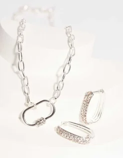 Ketting En Oorbellen - Siersteentjes