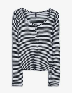 Longsleeve - Henley Halslijn