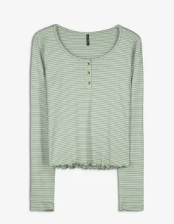 Longsleeve - Henley Halslijn