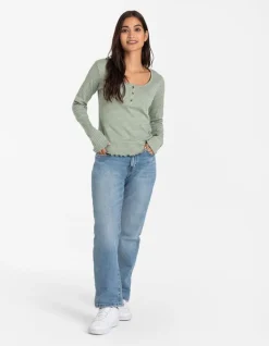 Longsleeve - Henley Halslijn