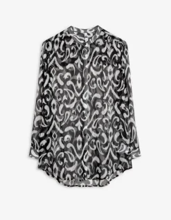 Overhemdblouse - Chiffon