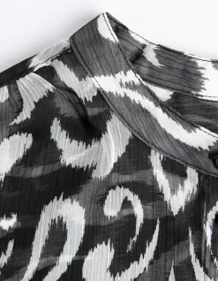 Overhemdblouse - Chiffon