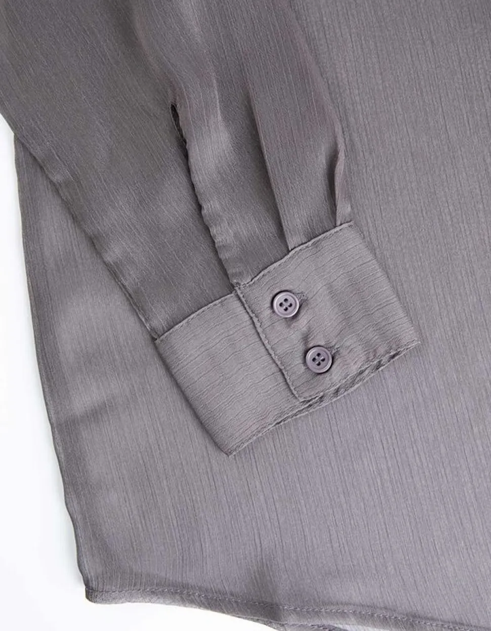 Overhemdblouse - Chiffon