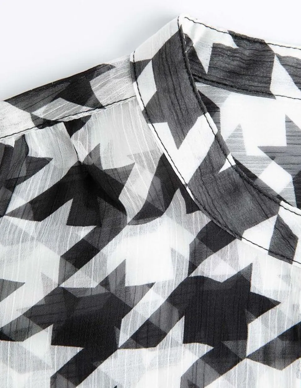 Overhemdblouse - Chiffon
