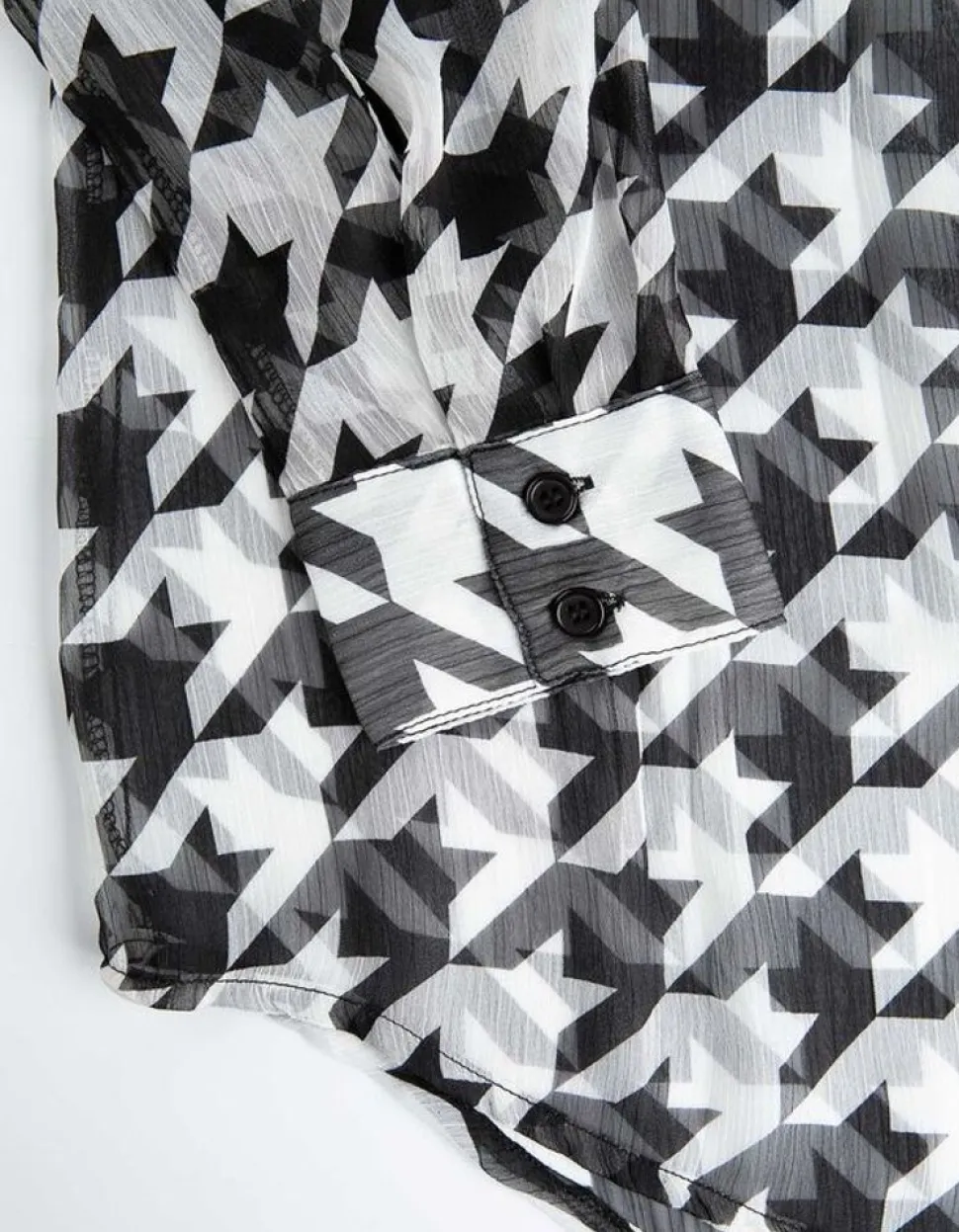 Overhemdblouse - Chiffon