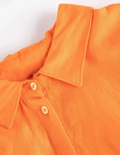 Overhemdblouse - Linnenmix