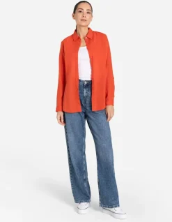 Overhemdblouse - Oversized Fit