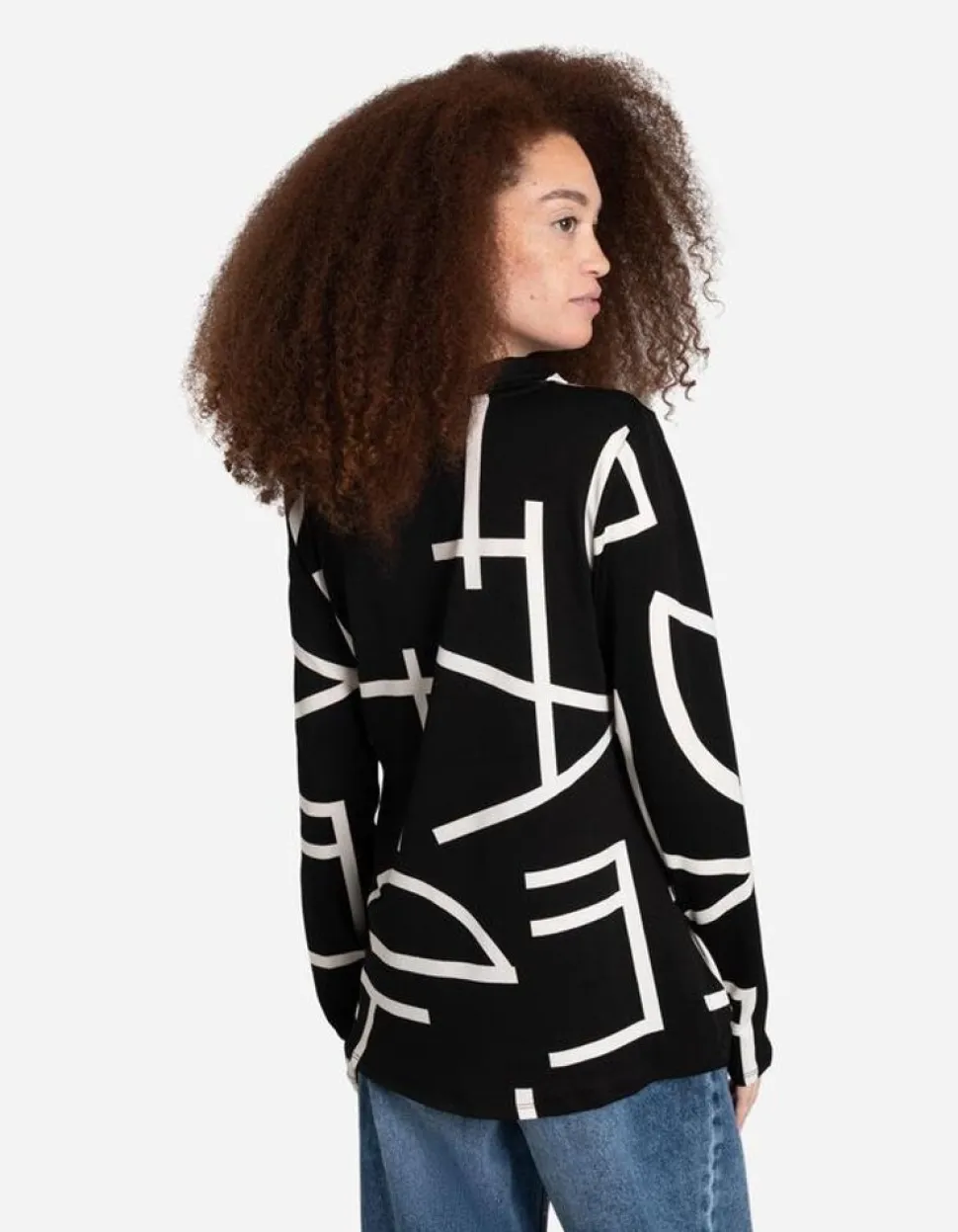 Overhemdblouse - V-Hals