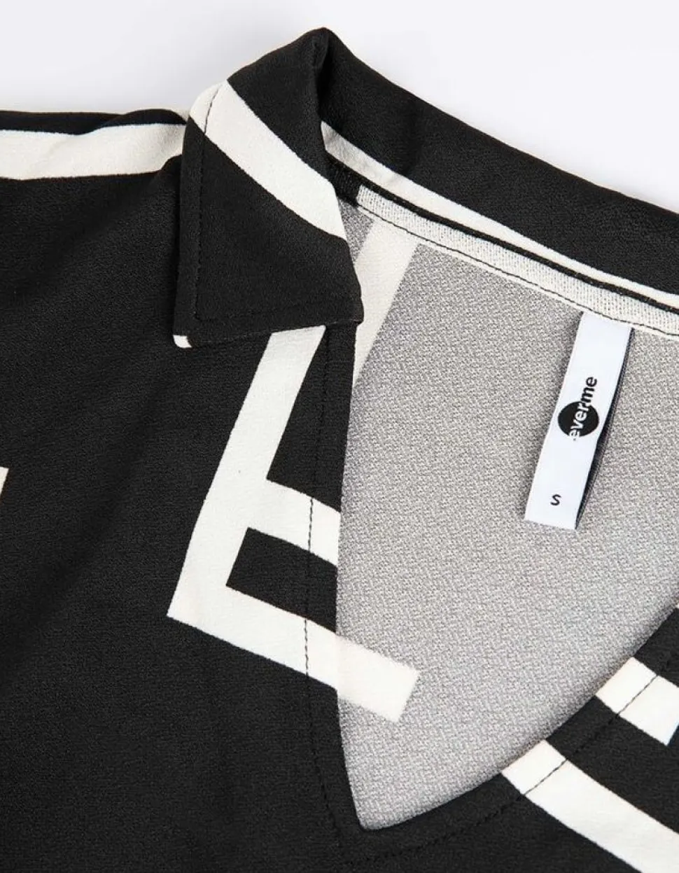 Overhemdblouse - V-Hals