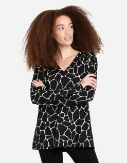 Overhemdblouse - V-Hals