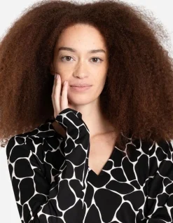 Overhemdblouse - V-Hals