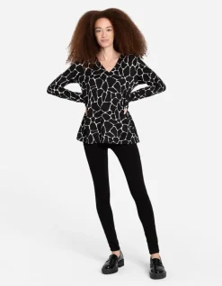Overhemdblouse - V-Hals