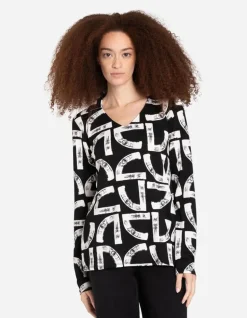 Overhemdblouse - V-Hals