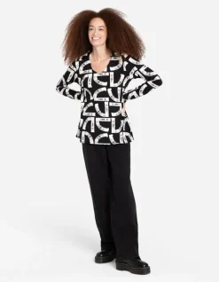 Overhemdblouse - V-Hals