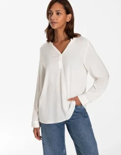 Overhemdblouse - V-Hals