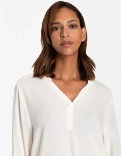 Overhemdblouse - V-Hals
