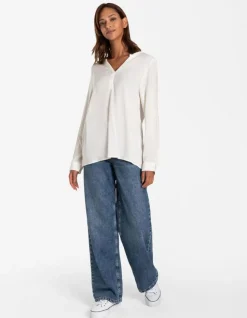 Overhemdblouse - V-Hals