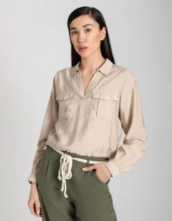 Overhemdblouse - Viscosemix