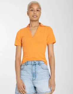 Poloshirt - V-Hals