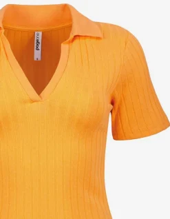 Poloshirt - V-Hals