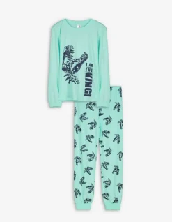 Pyjamaset Bestaande Uit Shirt Met Lange Mouwen En Broek - Print