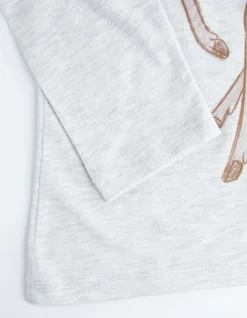 Pyjamaset Bestaande Uit Shirt Met Lange Mouwen En Broek - Bambi