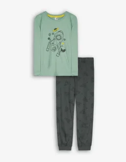 Pyjamaset Bestaande Uit Shirt Met Lange Mouwen En Broek - Print