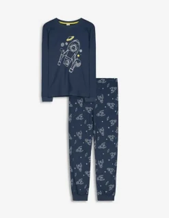 Pyjamaset Bestaande Uit Shirt Met Lange Mouwen En Broek - Print