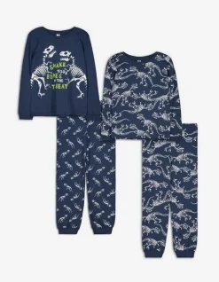 Pyjamaset Bestaande Uit Shirt Met Lange Mouwen En Broek - Dierenprint