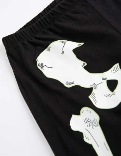 Pyjamaset Bestaande Uit Shirt Met Lange Mouwen En Broek - Gloeit In Het Donker