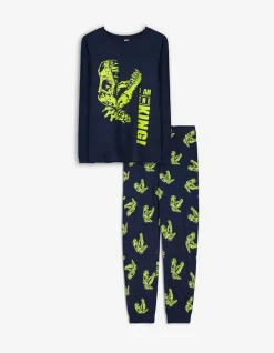 Pyjamaset Bestaande Uit Shirt Met Lange Mouwen En Broek - Print