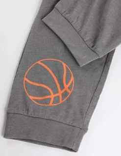 Pyjama Set Van Sweatshirt En Broek - Tekstprint