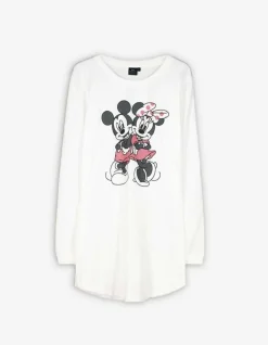 Pyjamashirt - Mickey Mouse En Minnie Mouse