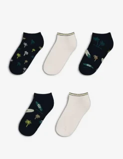 Sneakersokken - Set Van 5