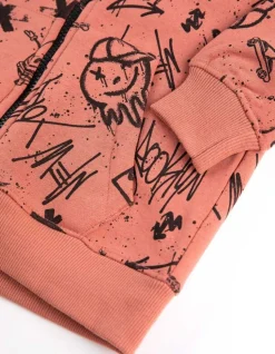 Sweatvest - Motief All-Over