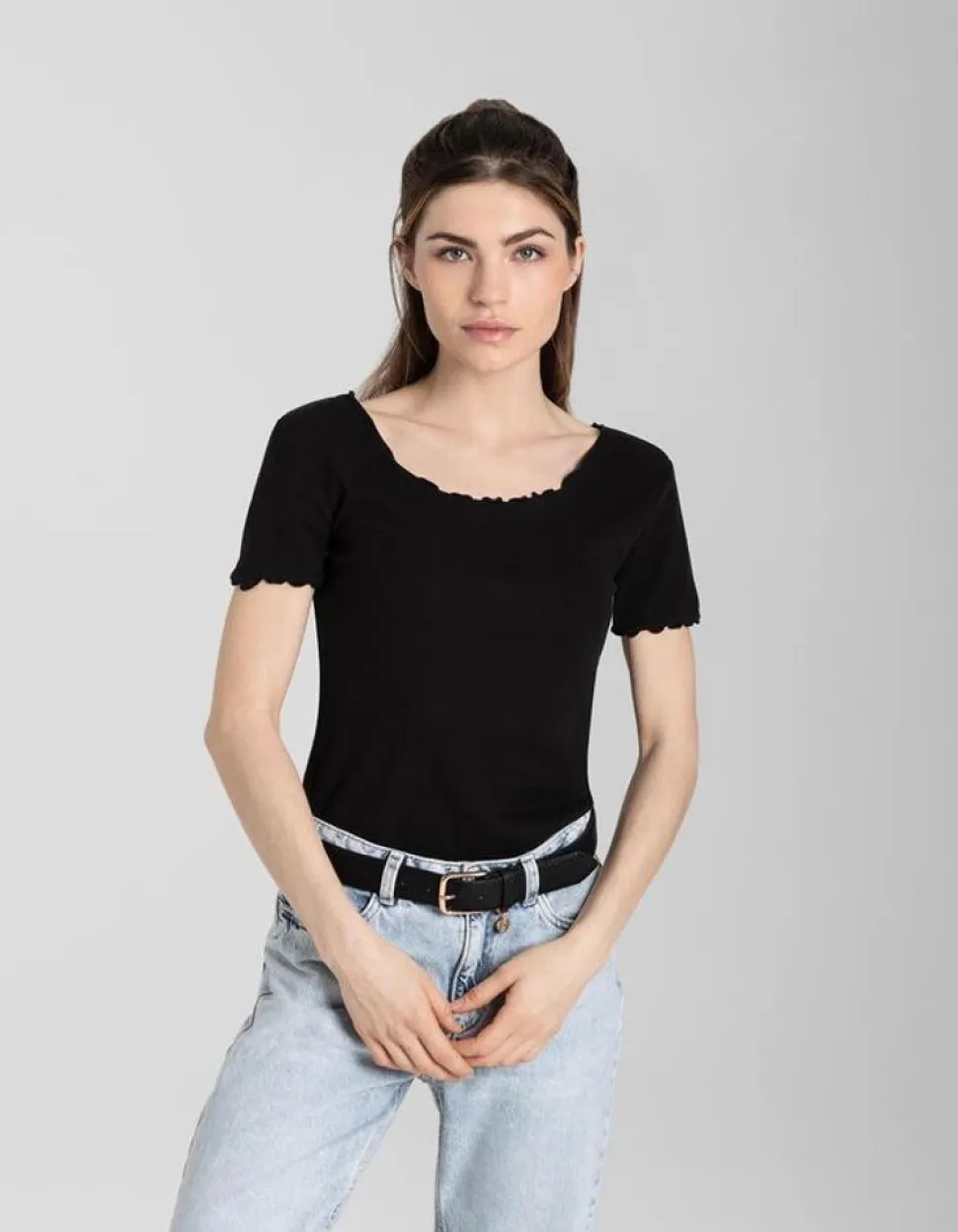 T-Shirt - Geschulpte Zoom