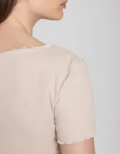 T-Shirt - Geschulpte Zoom