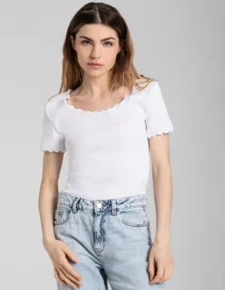 T-Shirt - Geschulpte Zoom