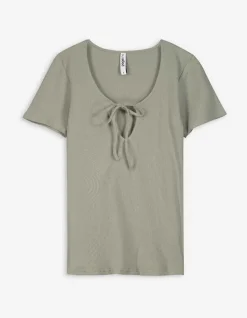T-Shirt - Hals Met Cut-Out