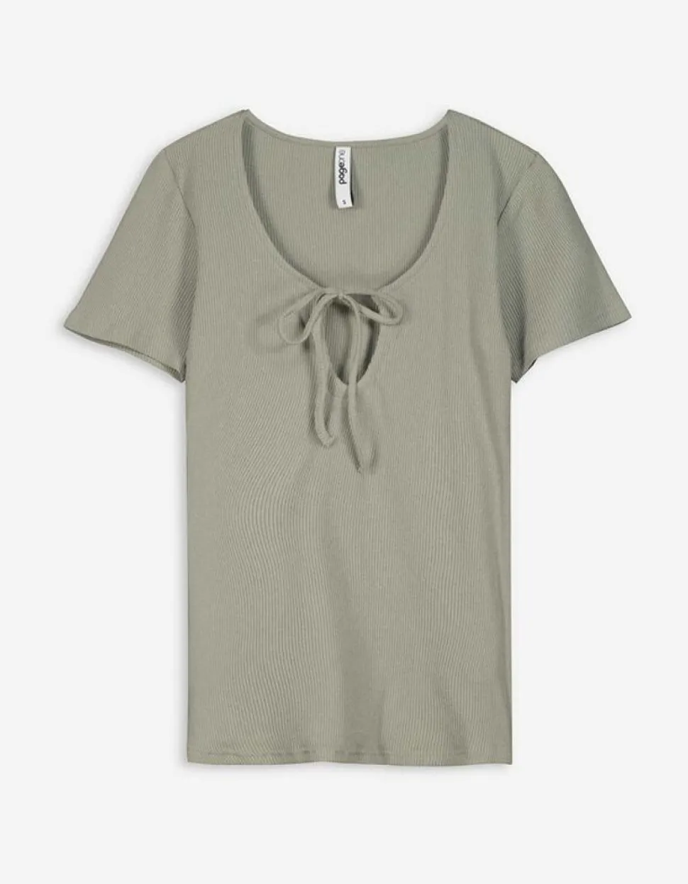 T-Shirt - Hals Met Cut-Out