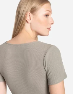 T-Shirt - Hals Met Cut-Out